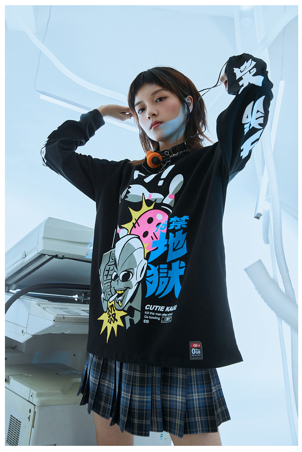 CUTIE KAIJU Long sleeve T-shirt