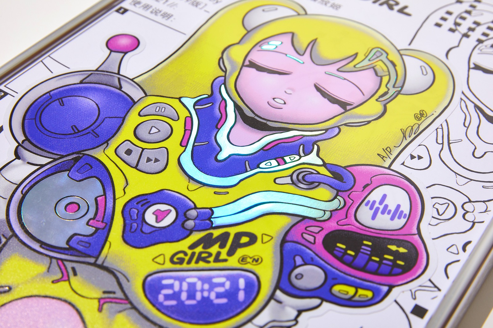 MP Girl large sticker Limited Edition