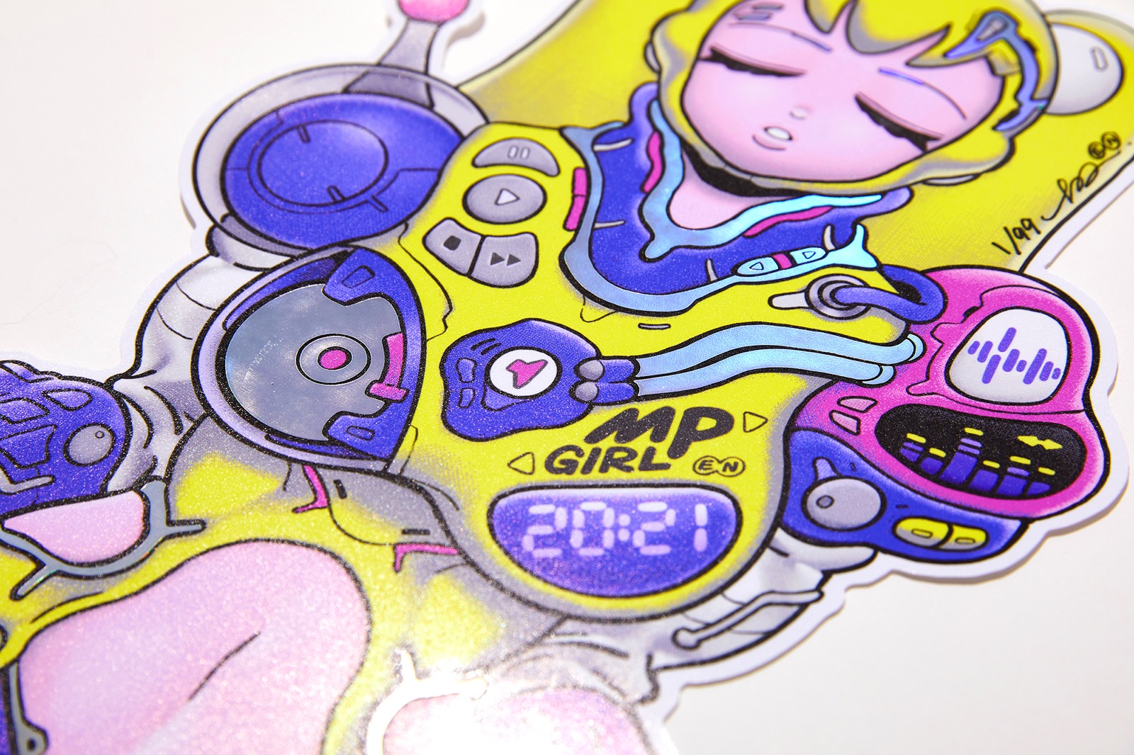 MP Girl large sticker Limited Edition