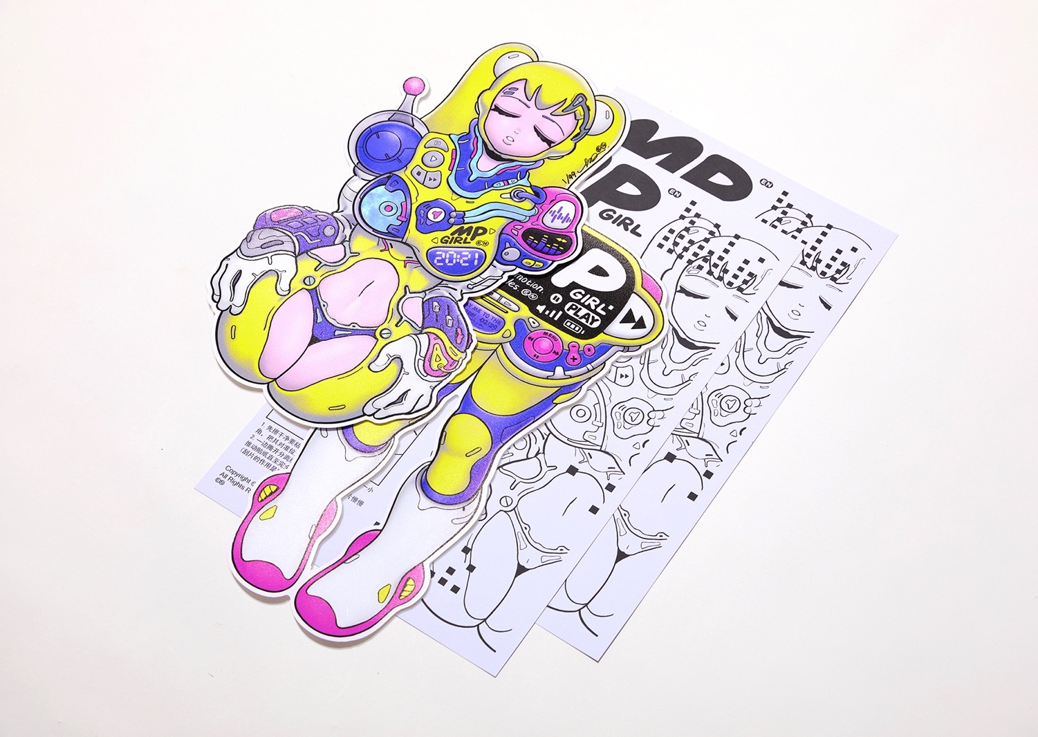 MP Girl large sticker Limited Edition