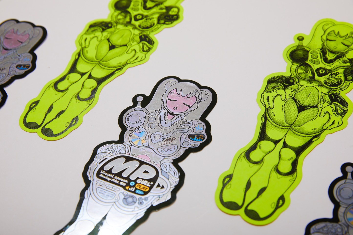 MP Girl small sticker
