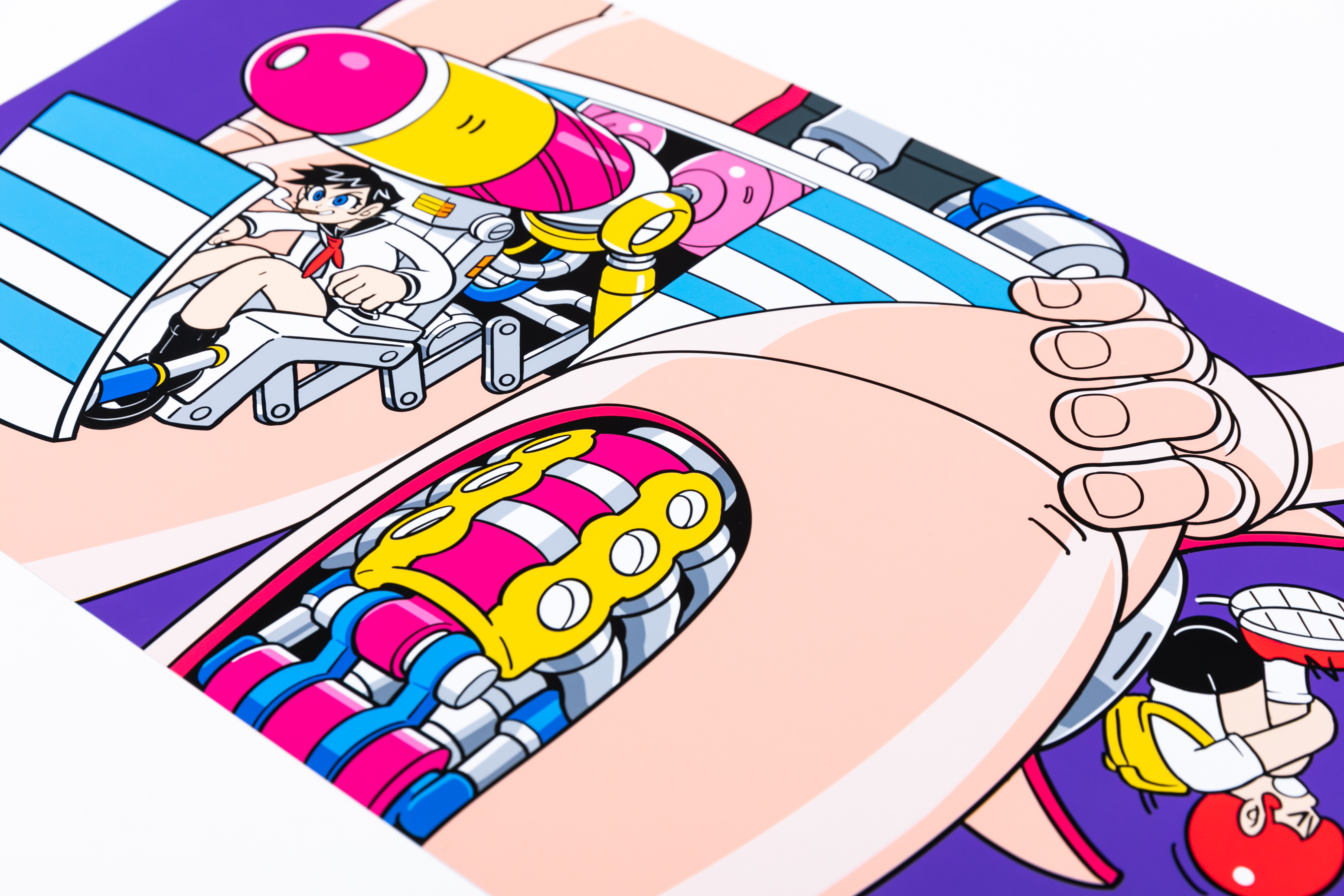 EN A-works Art 女子高中生机动部队 illustration