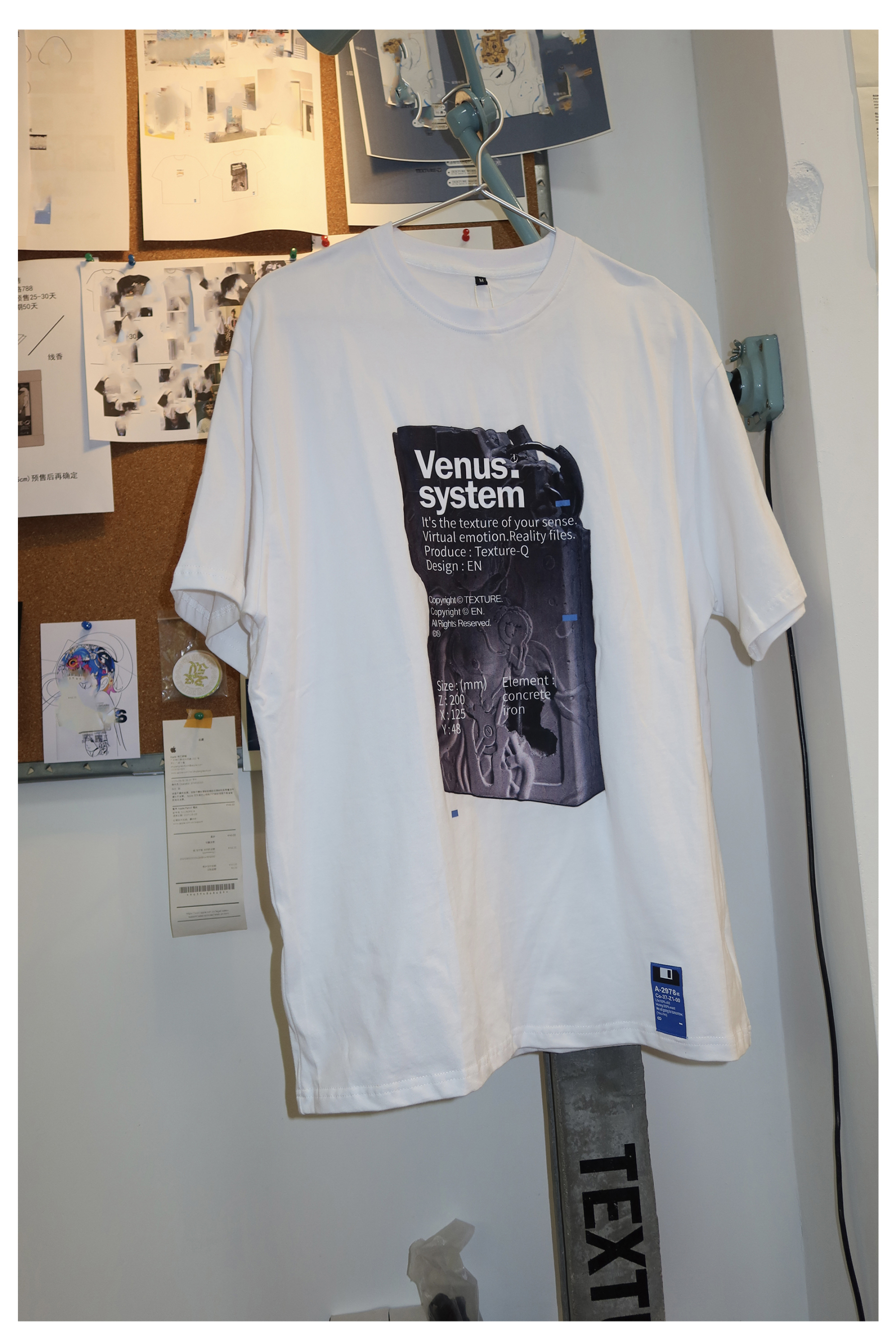 Texture-Q Venus system t-shirt