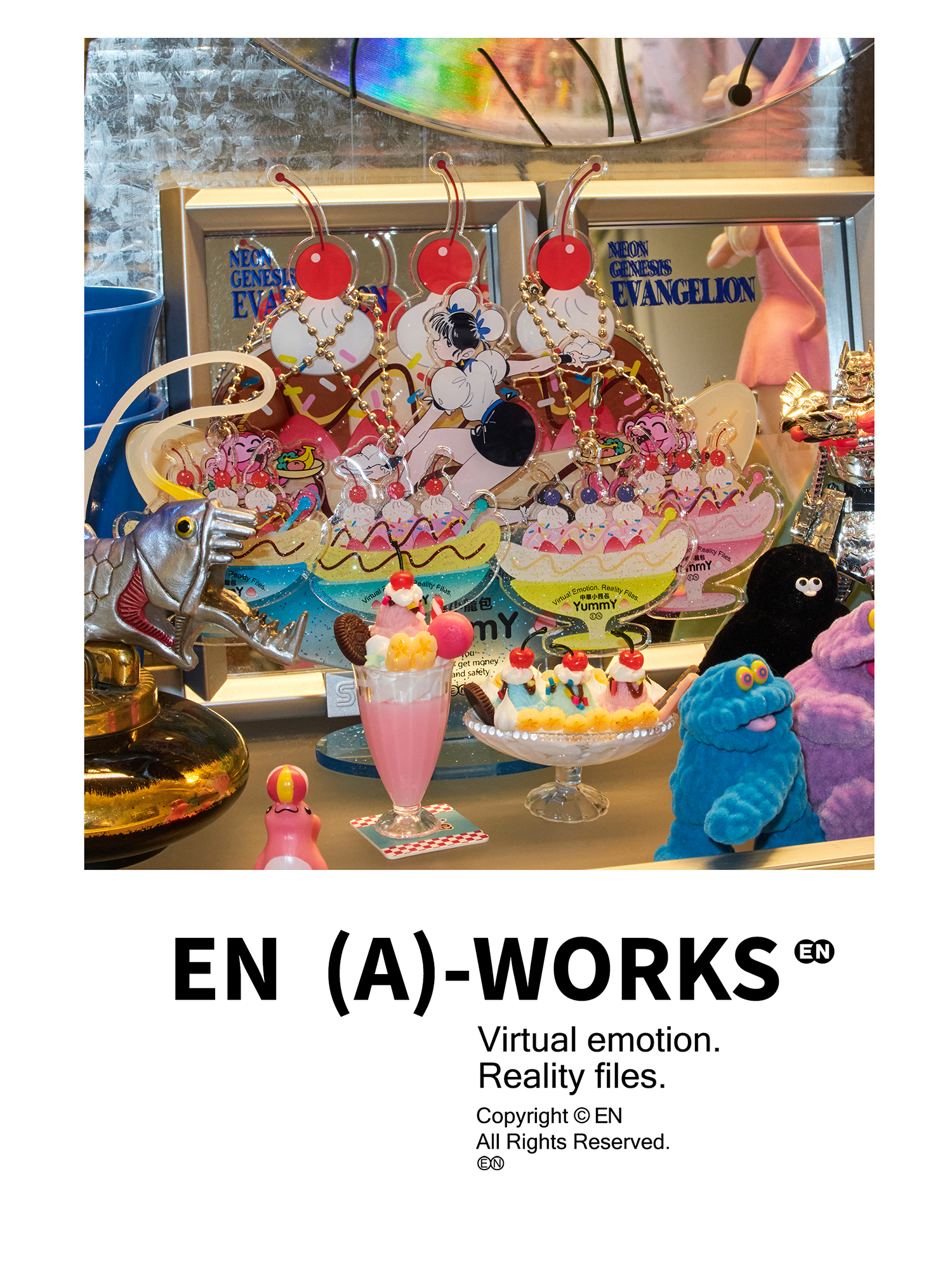 中華小籠包 - BANANA ICE CREAM ACRYLIC STANDEE