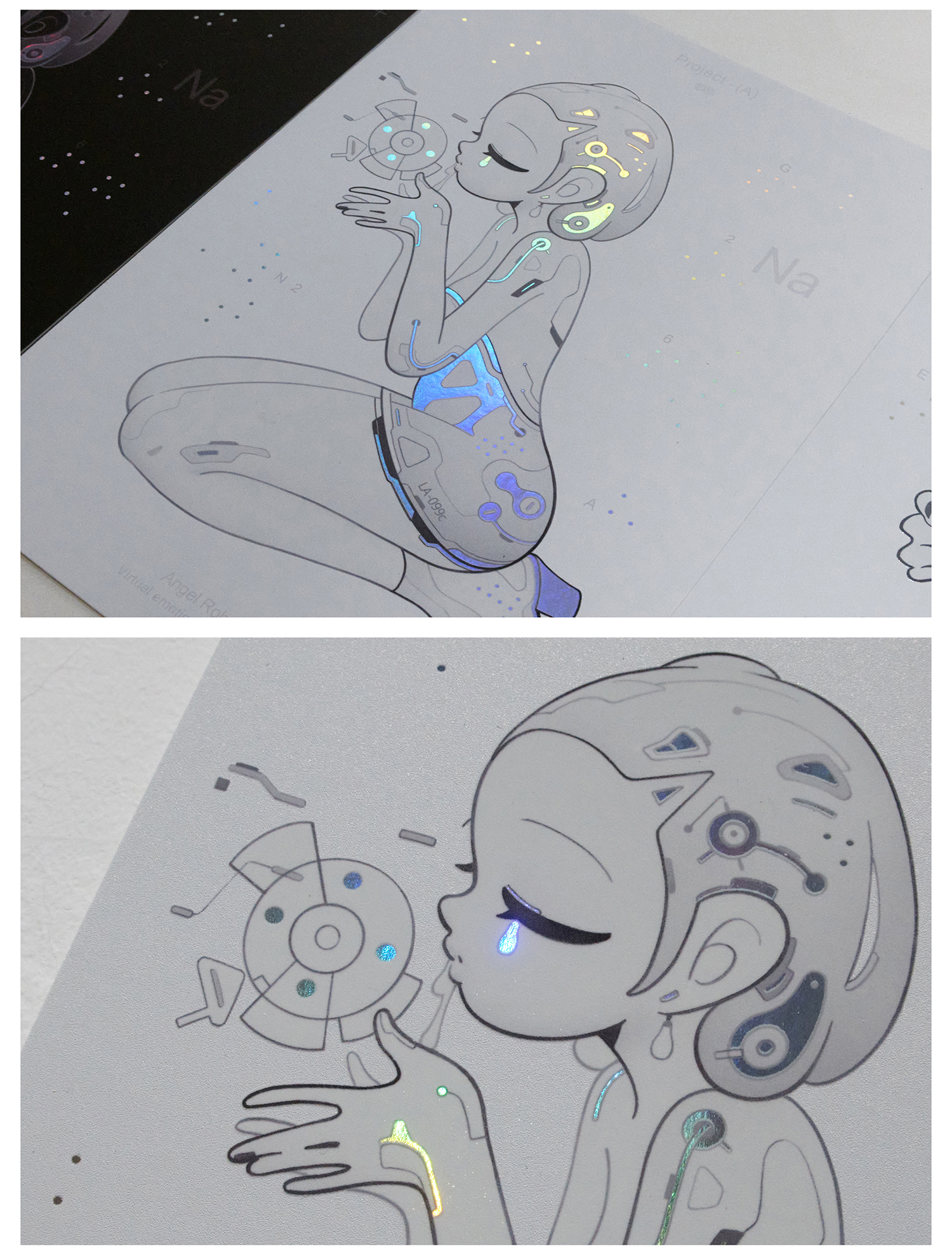 Angel Robot Laser Craft Painting