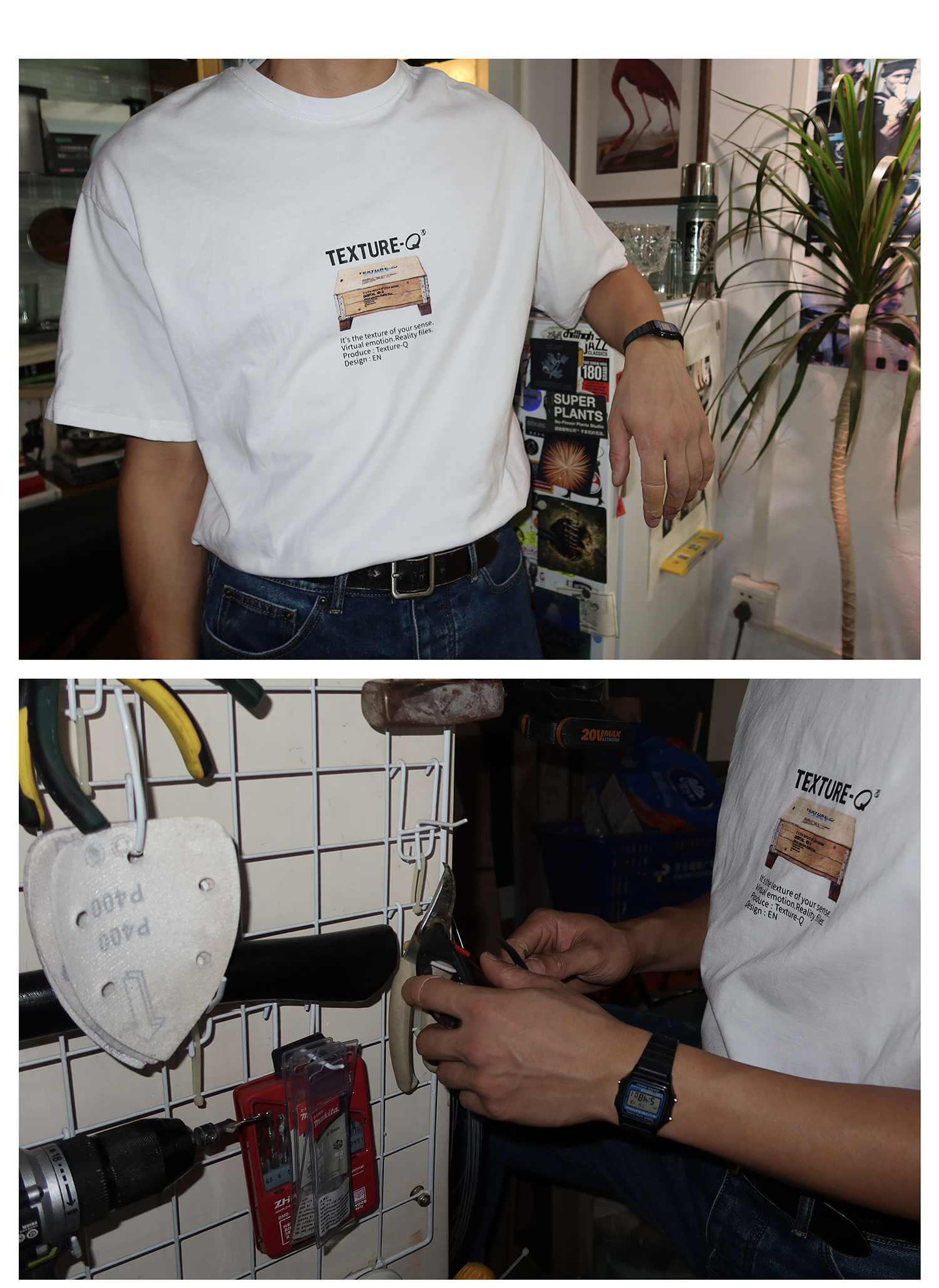 Texture-Q Desk t-shirt