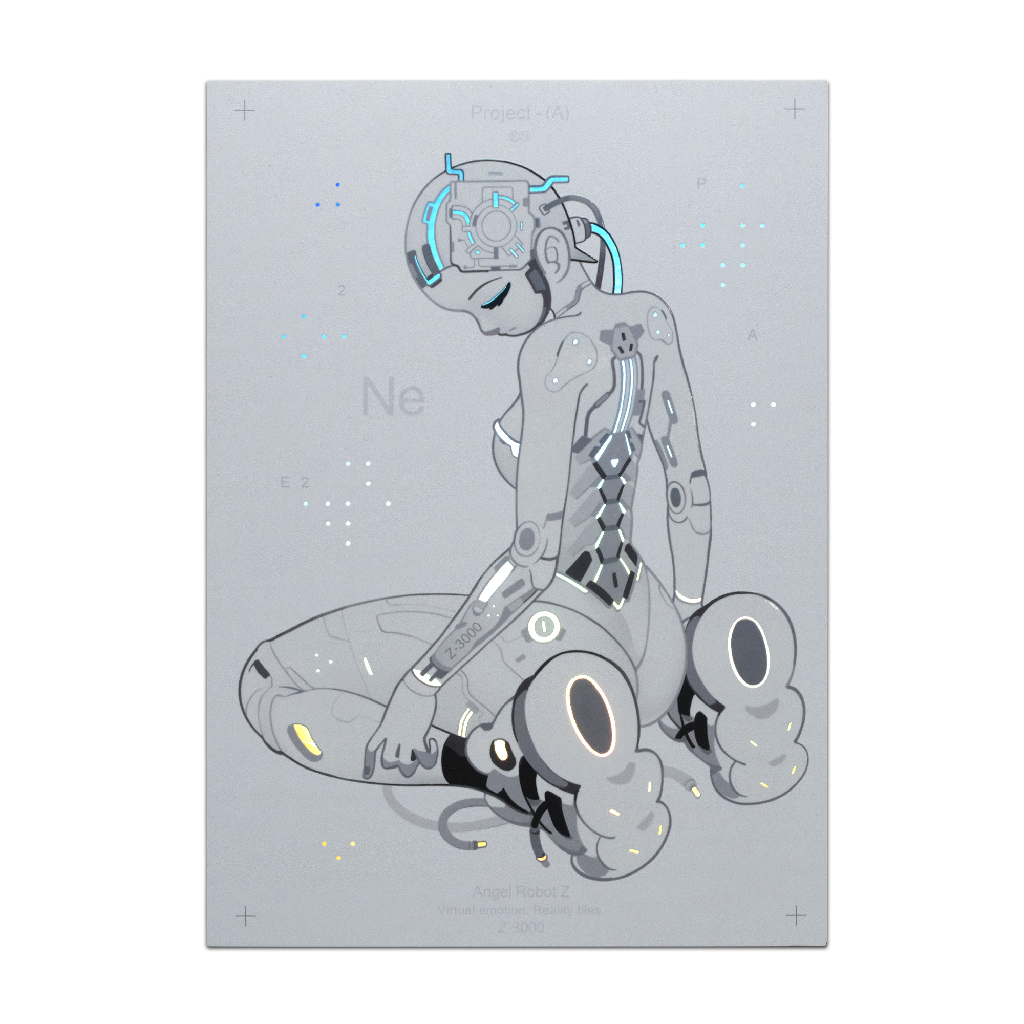 Angel Robot Laser Craft Painting