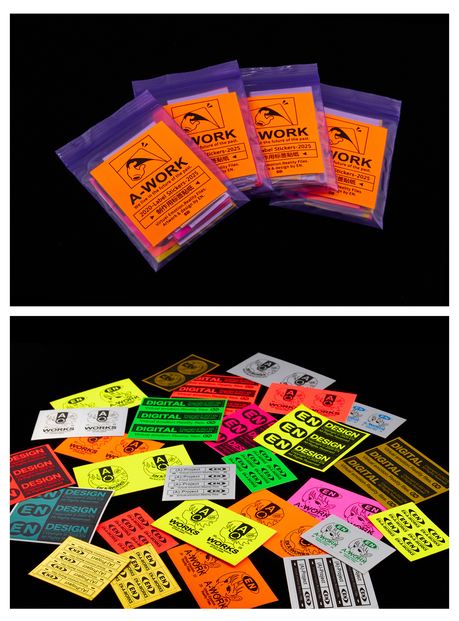 A-WORK Label Stickers