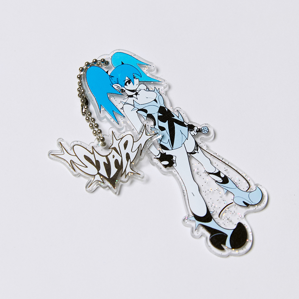 A/B-Star Glitter Acrylic Goods