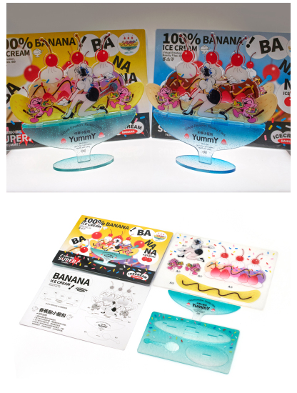 中華小籠包 - BANANA ICE CREAM ACRYLIC STANDEE