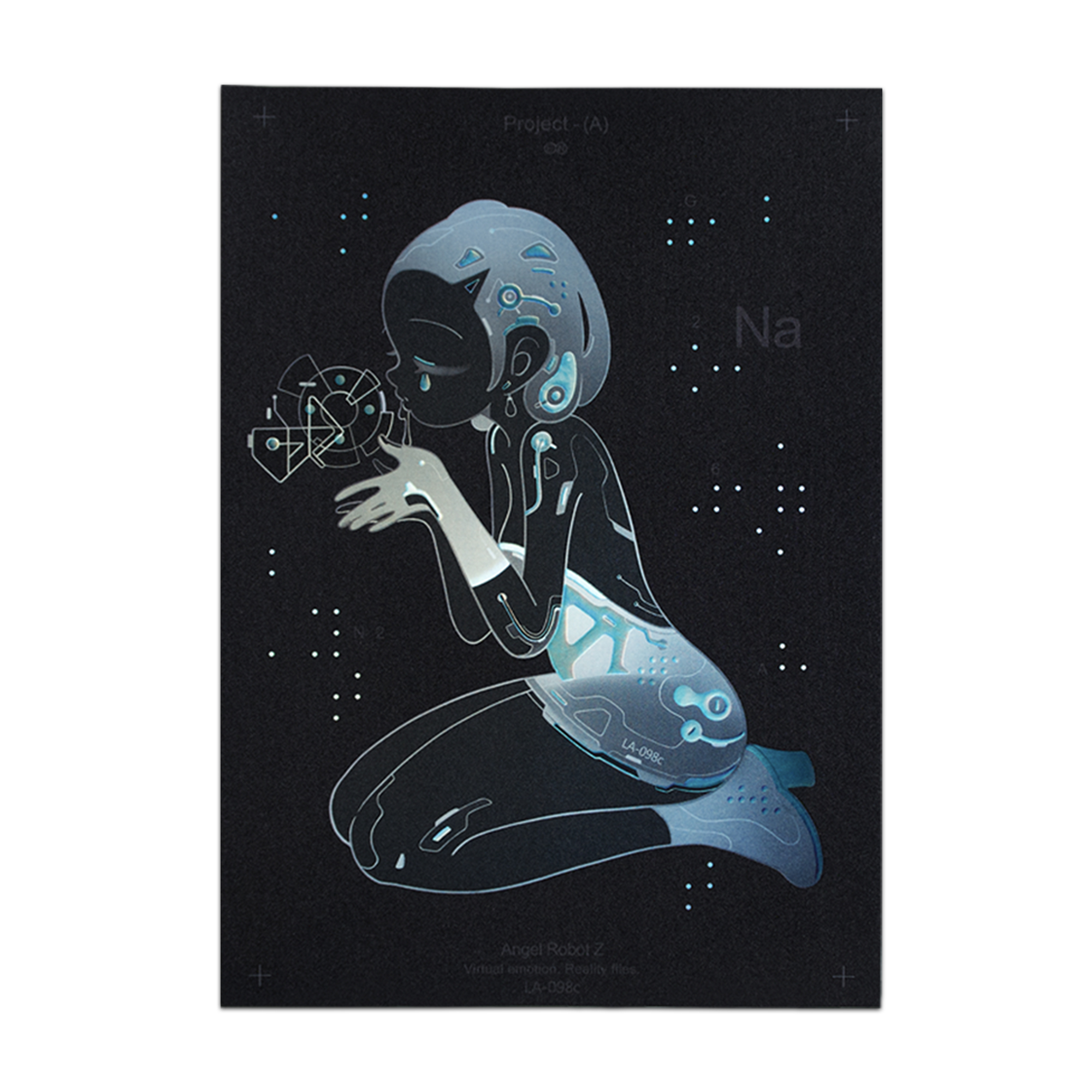 Angel Robot Laser Craft Painting