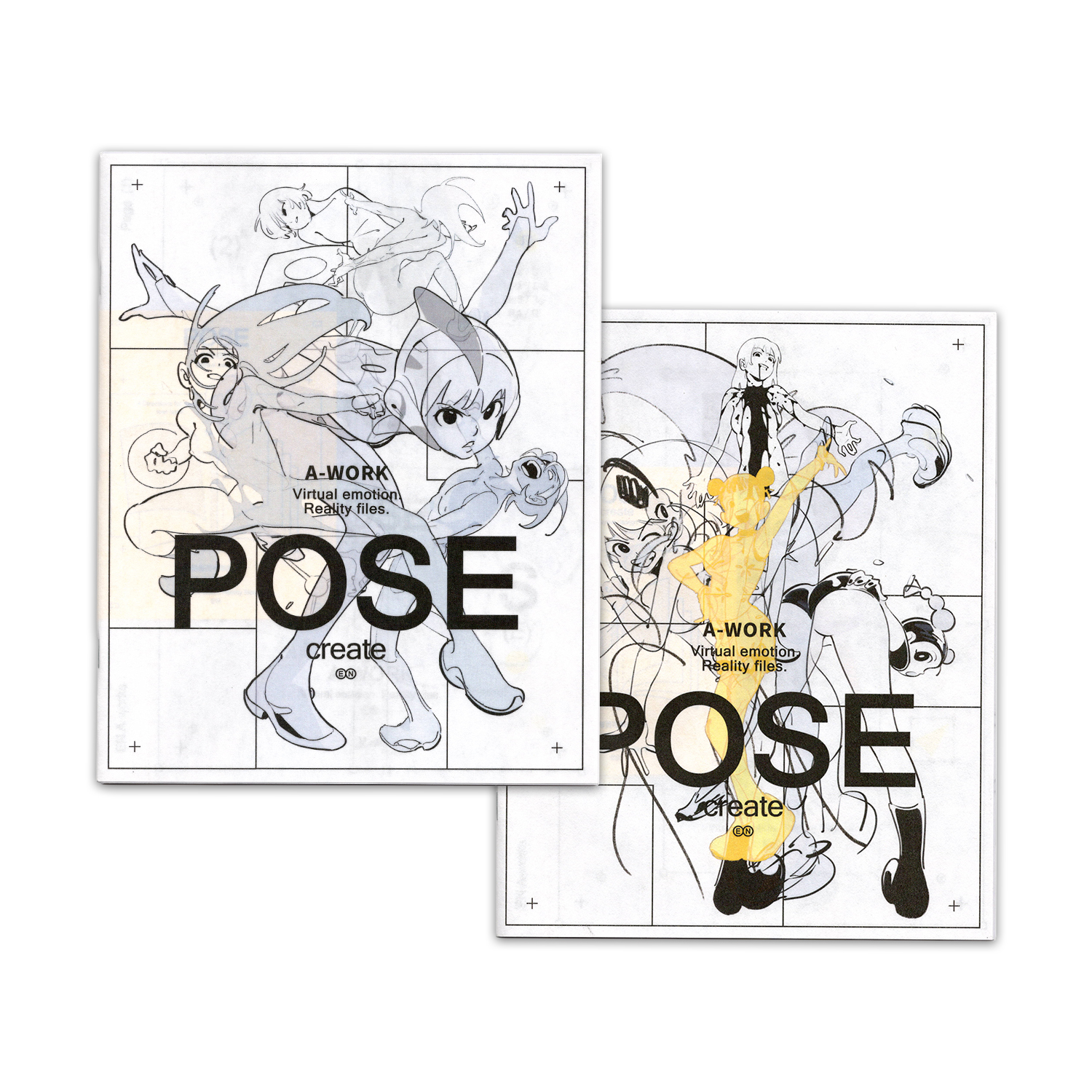 Pose create book ( A & B )
