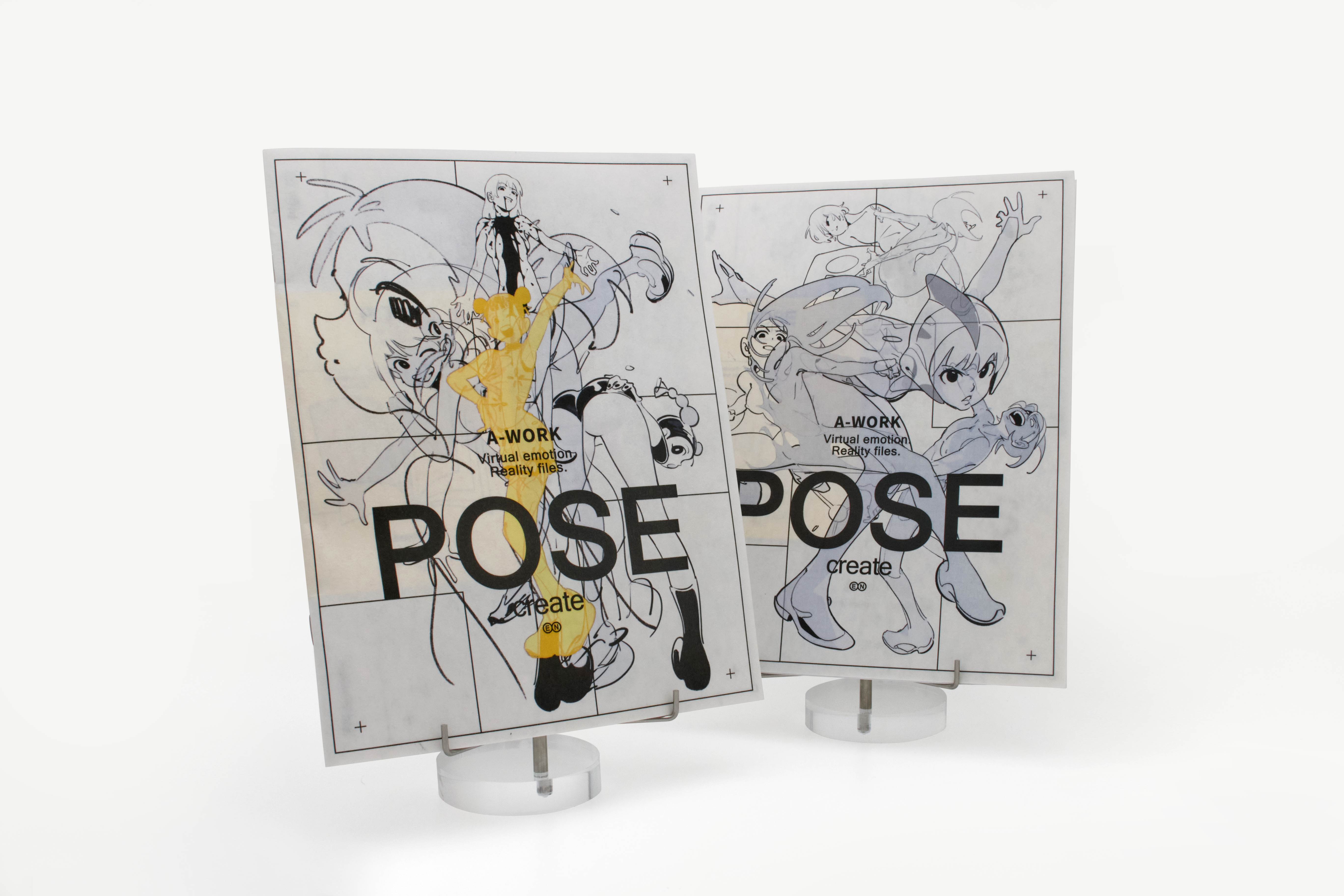 Pose create book ( A & B )
