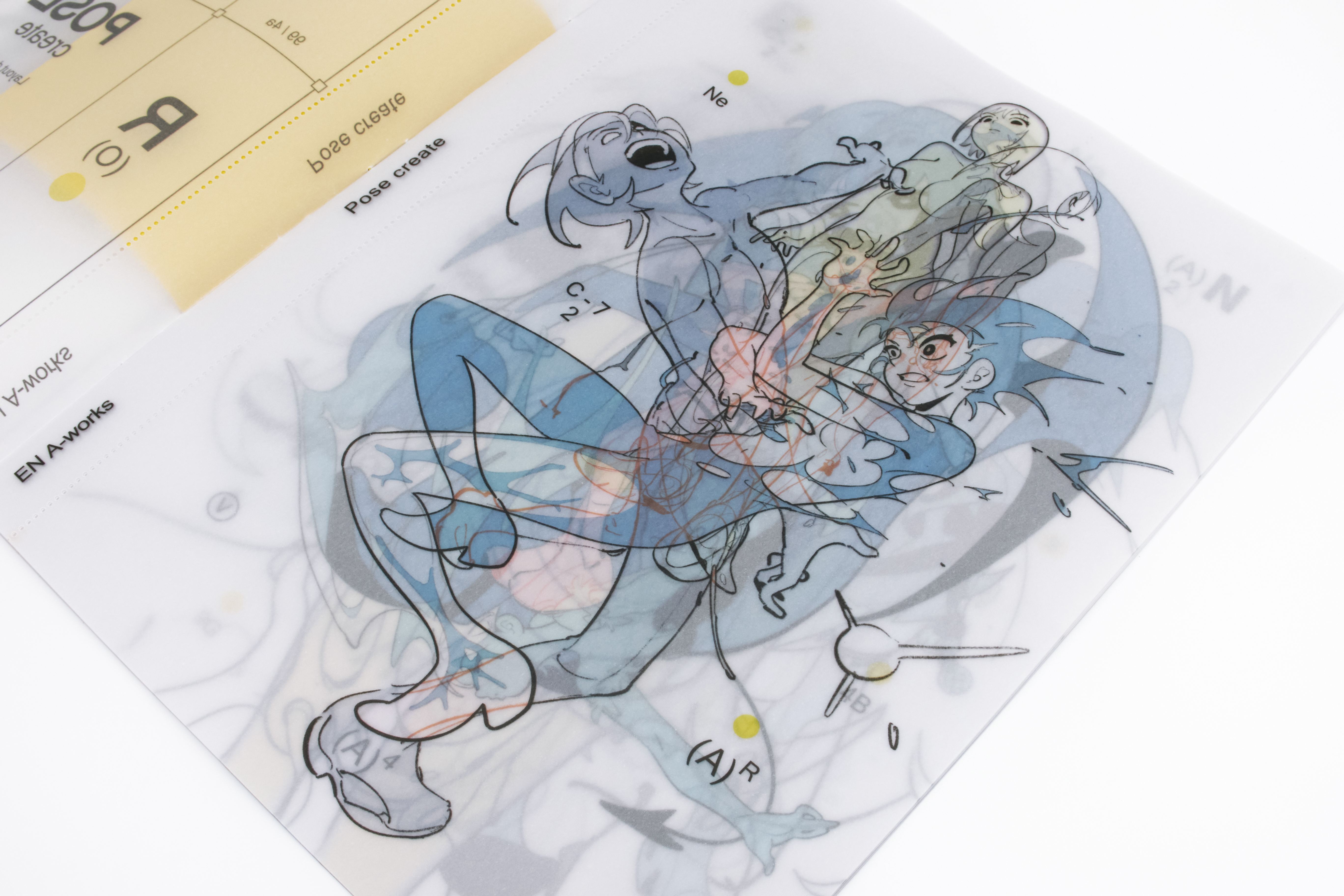 Pose create book ( A & B )