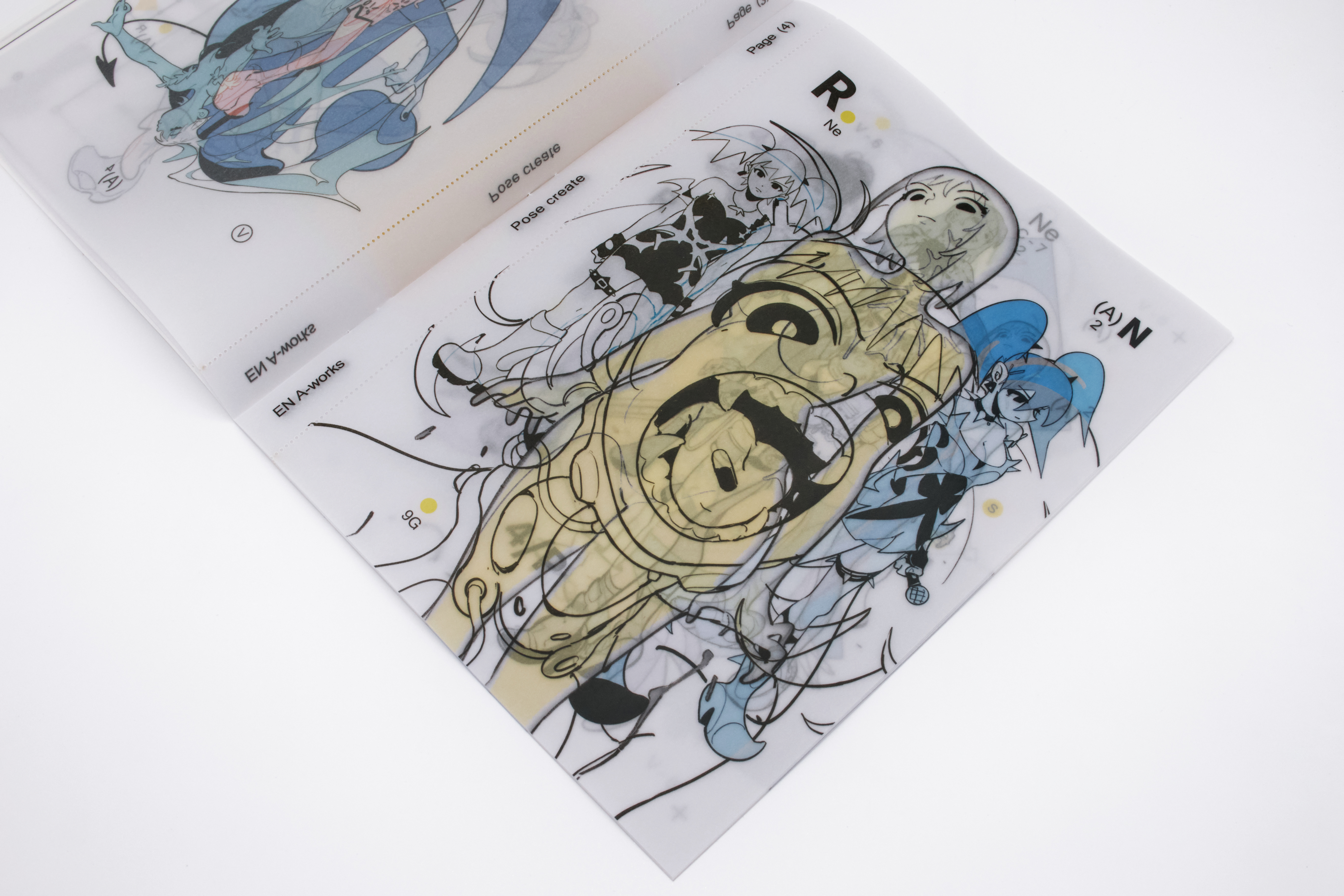 Pose create book ( A & B )