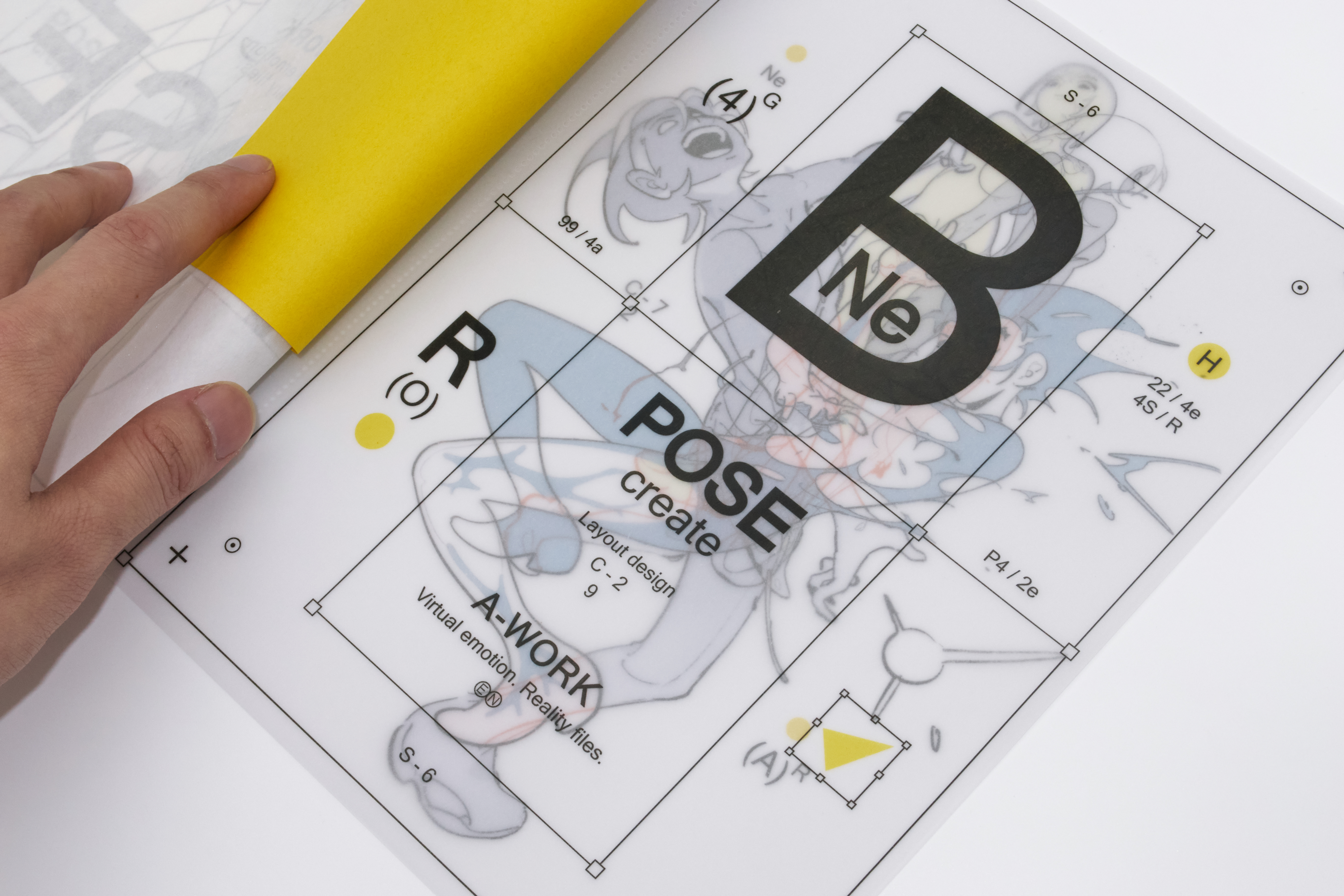 Pose create book ( A & B )