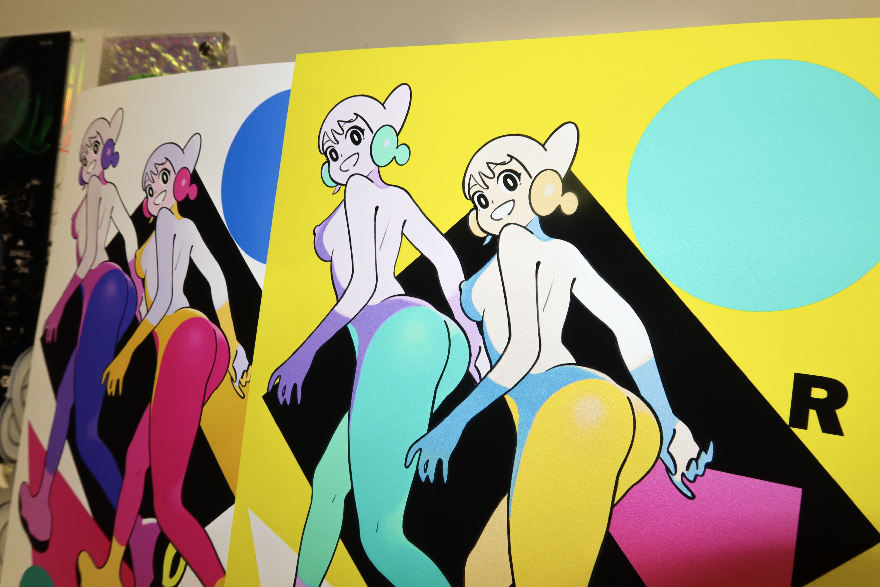 EN A-works Art giclee illustration A4 (4 sheets) - B