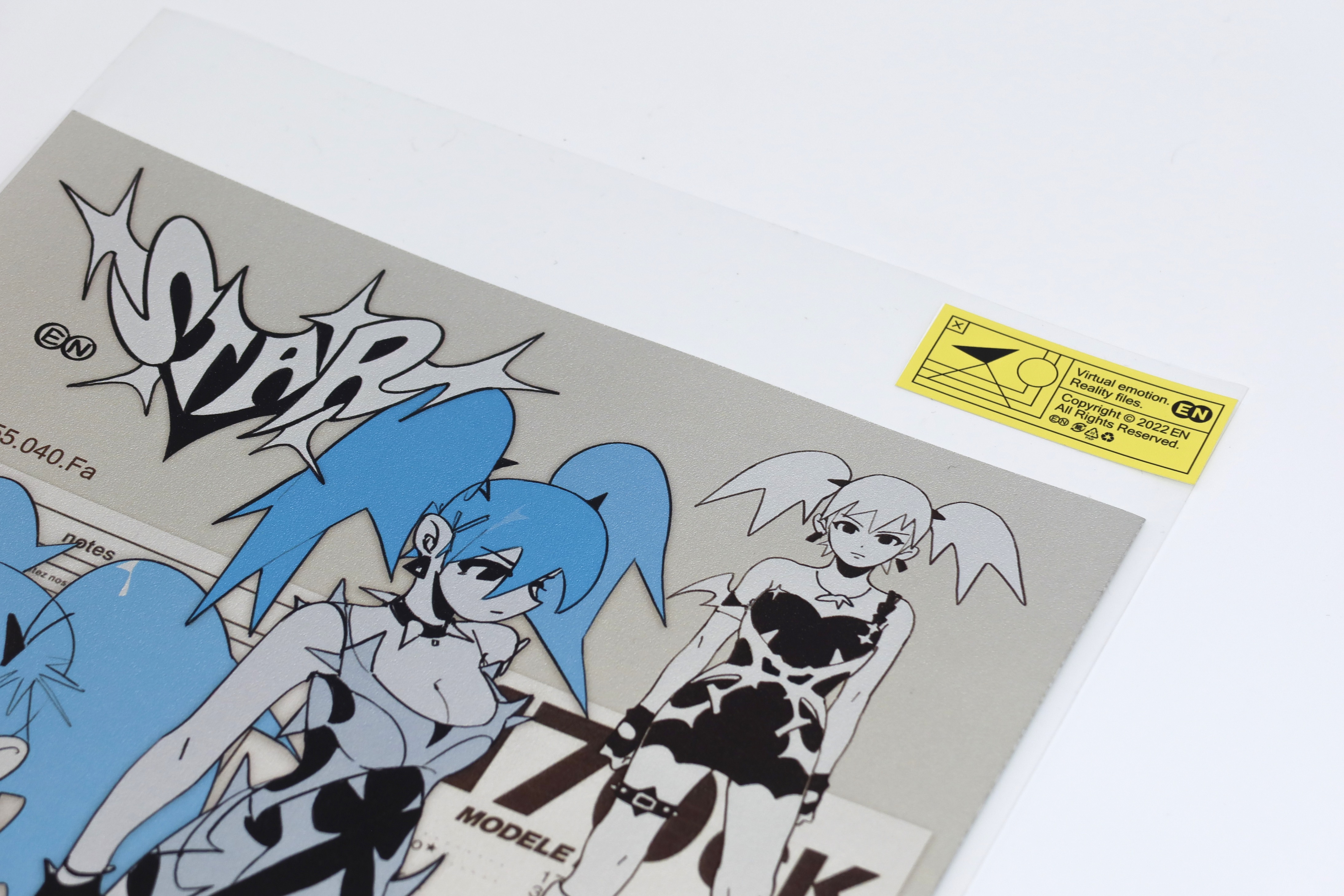 EN A-works Art giclee illustration A4 (4 sheets) - F