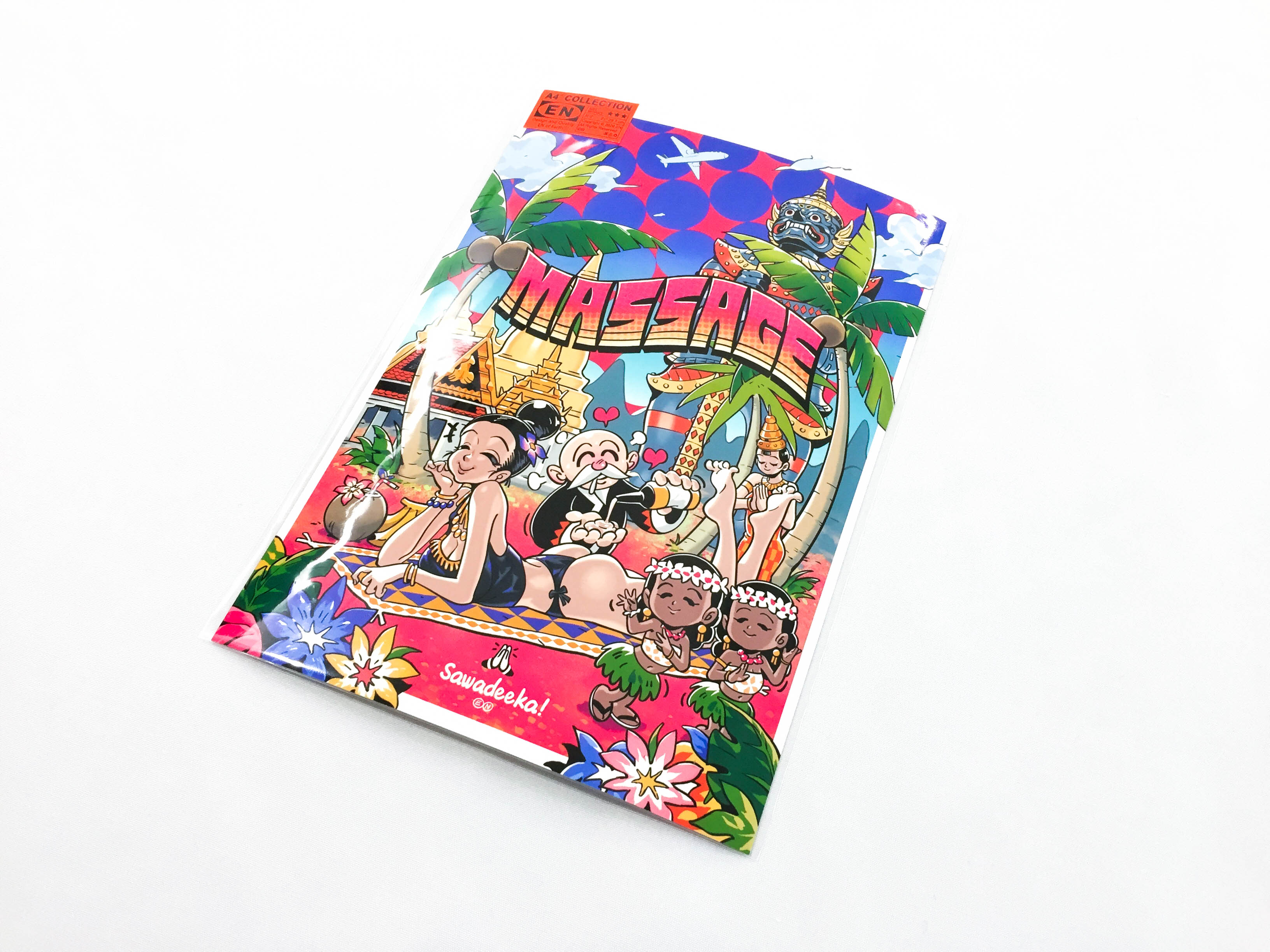 EN A-works Art giclee illustration A4 (4 sheets) - C