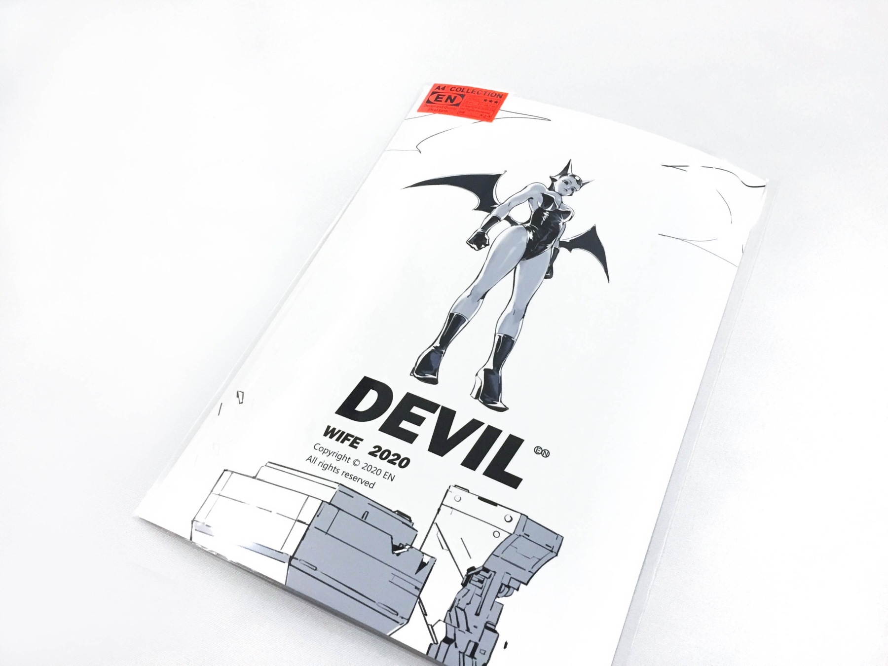 EN A-works Art giclee illustration A4 (4 sheets) - A