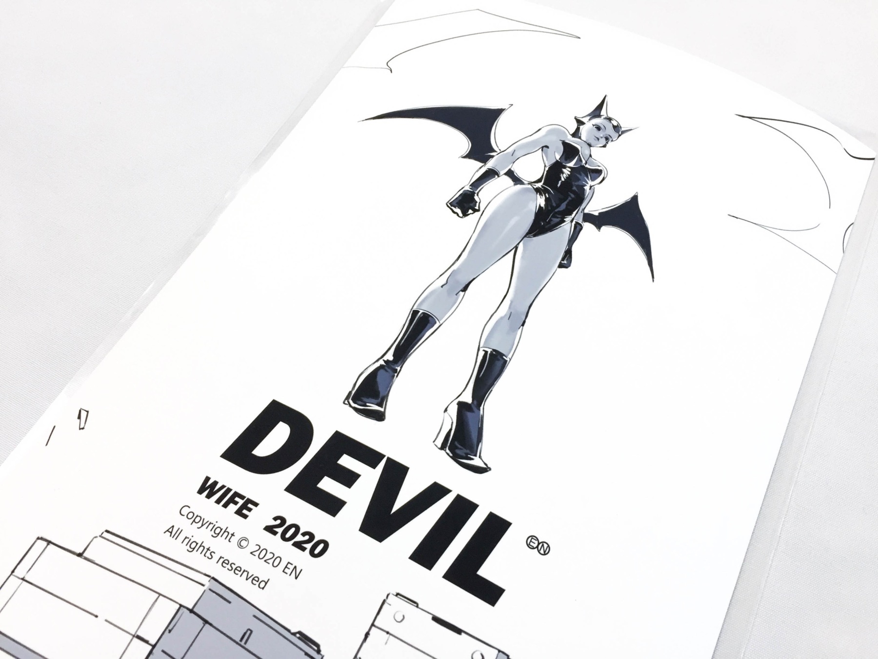 EN A-works Art giclee illustration A4 (4 sheets) - A