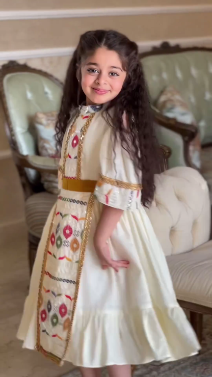 2024ss children's ethnic elements embroidered Indian dress