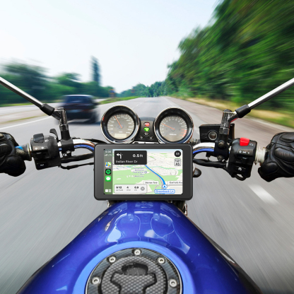 5 Inch Motorcycle Stereo Systems Portable Waterproof Screen