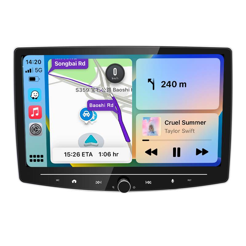 10 Inch Touch Screen Android10  Single Din Car Stereo