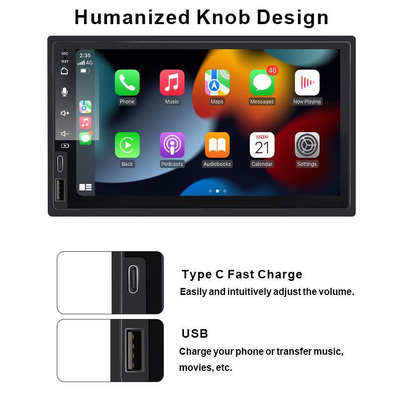 Wireless CarPlay & Wired Android Auto