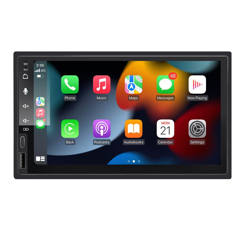 7 Inch IPS touch screen Linux Universal Double Din Car Stereo