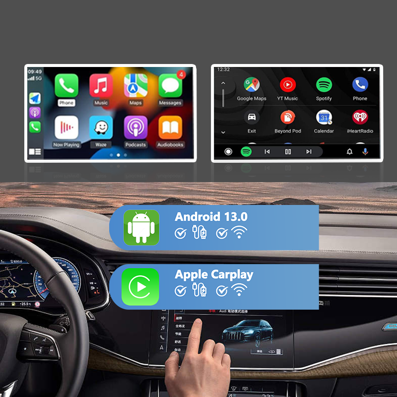IYING Exclusive Android 13.0 Wireless CarPlay AI Box with Carplay DVD/CD Player
