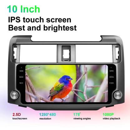 10.25 inch Android 12 QLED Touch Screen Toyota 4Runner Car Radio
