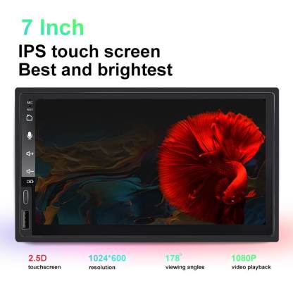 7 Inch IPS touch screen Linux Universal Double Din Car Stereo