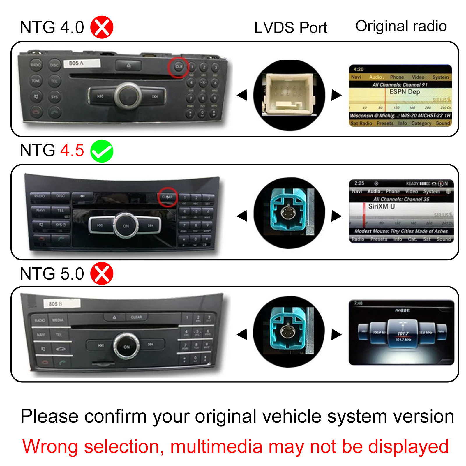 For Mercedes Benz ML GL W166 X166 2012-2015 Android 11 Car Stereo