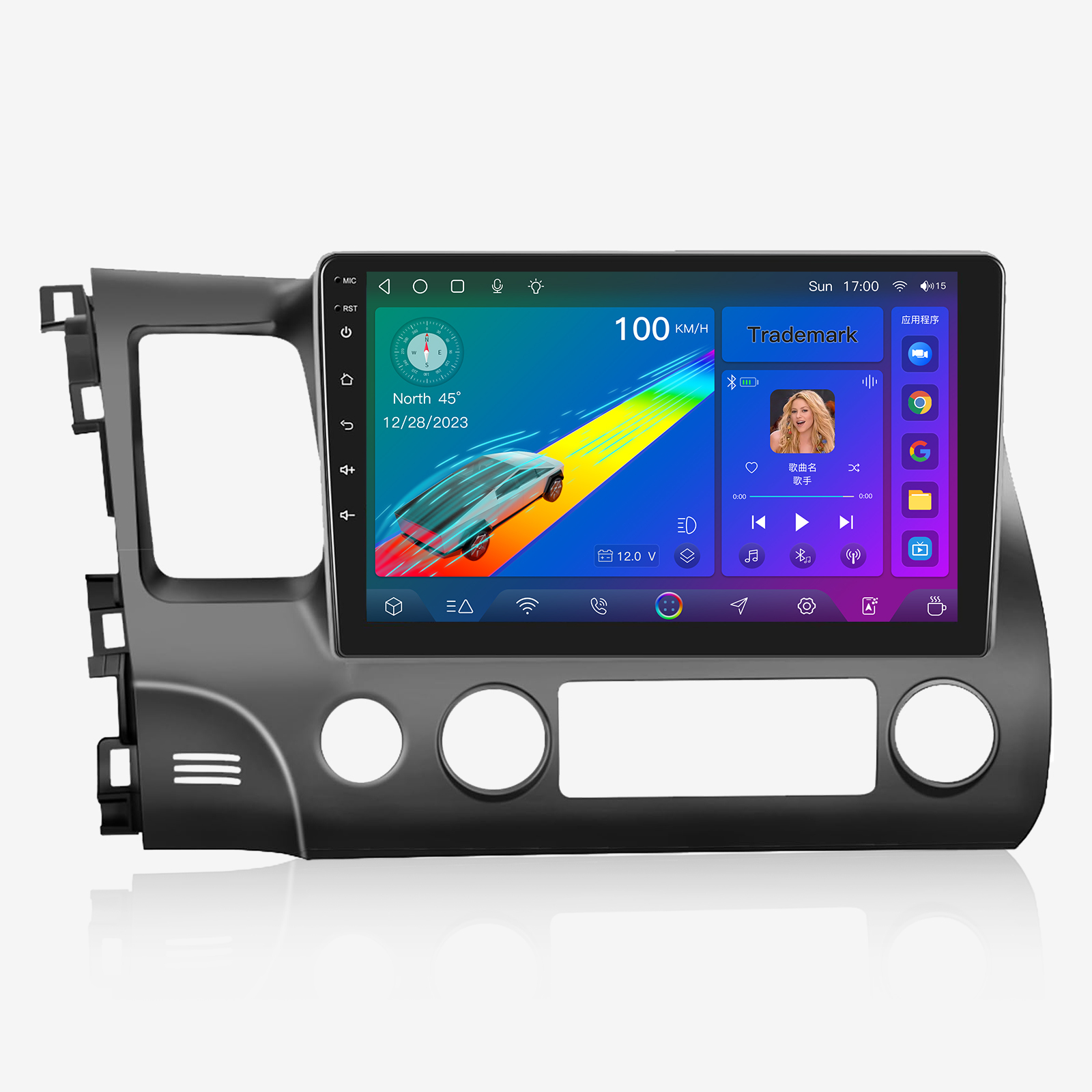 10.1 inch Touch Screen Android 12 Car Radio for Honda Civic 2006-2011