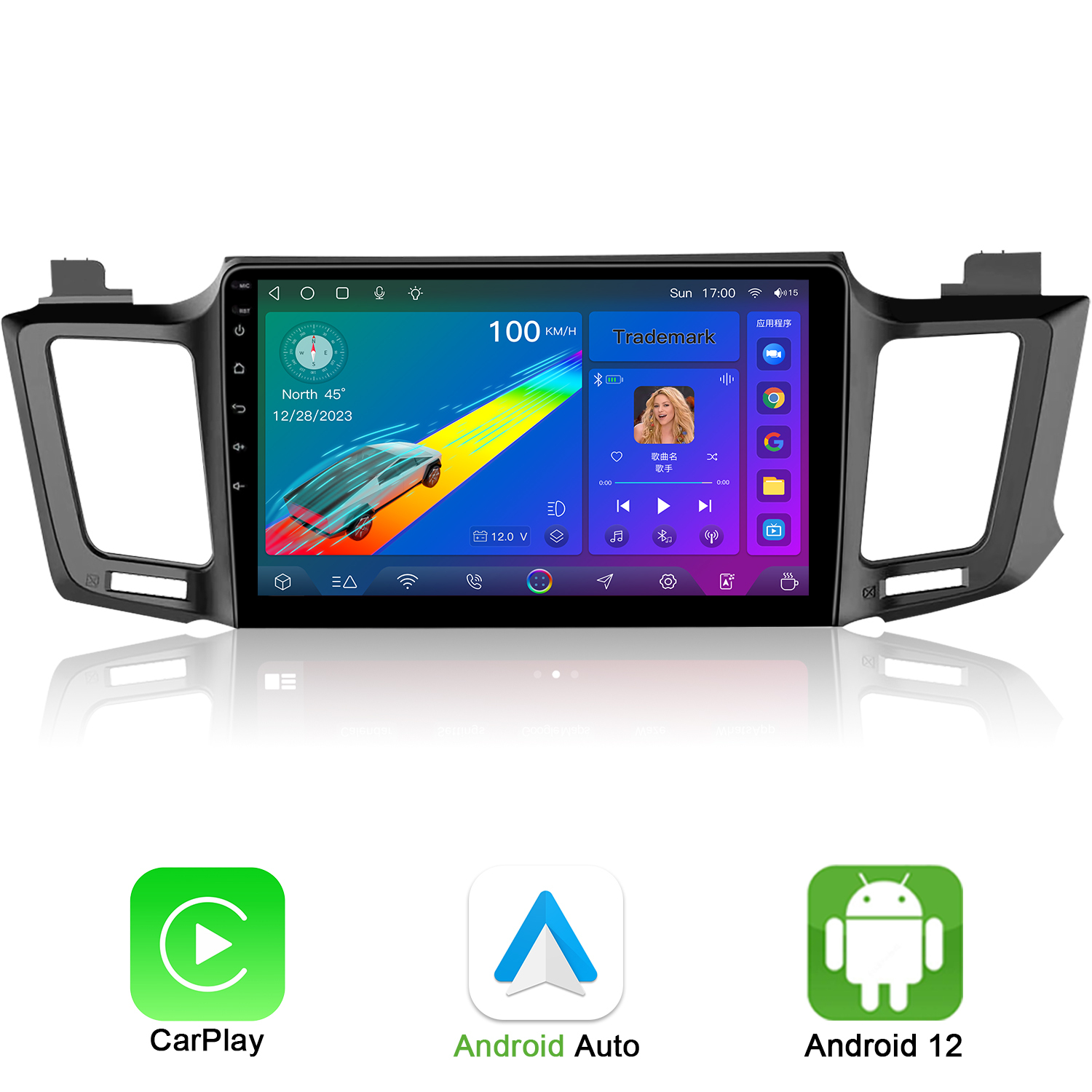 Joying 10.1 Inch Toyota RAV4 2013-2018 Car GPS Radio