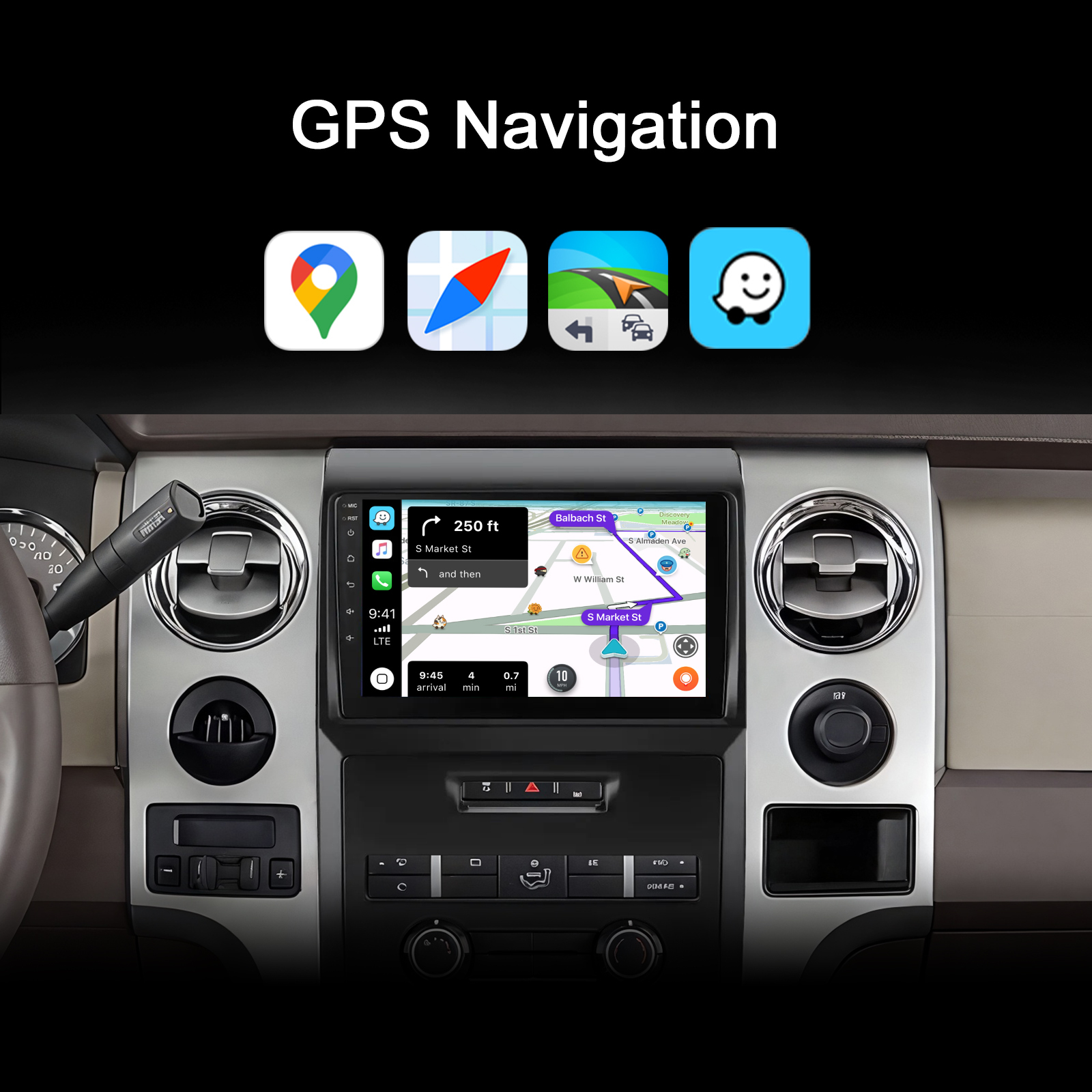 9 inch Car Radio for Ford F150 F-150 2009-2012