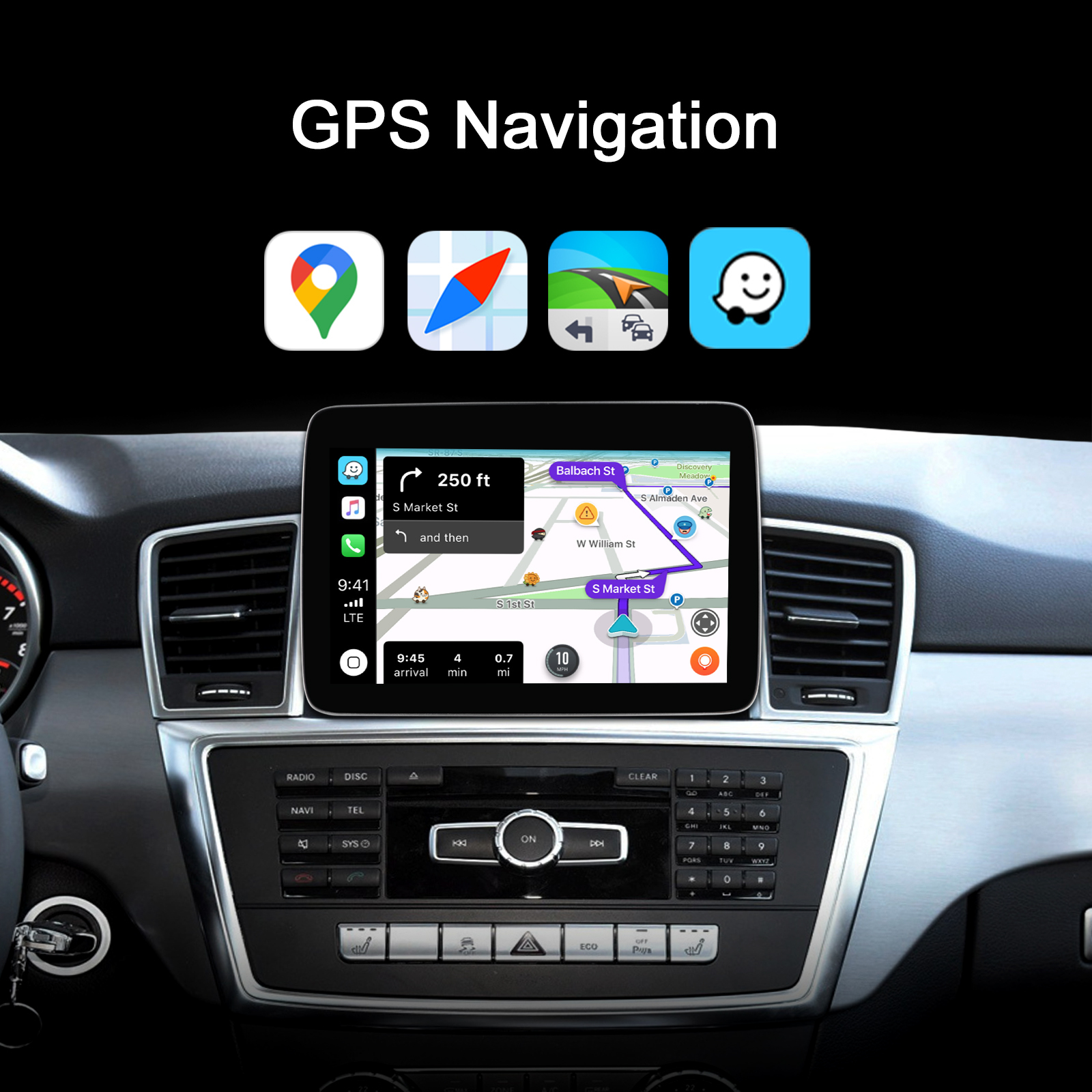 For Mercedes Benz ML GL W166 X166 2012-2015 Android 11 Car Stereo