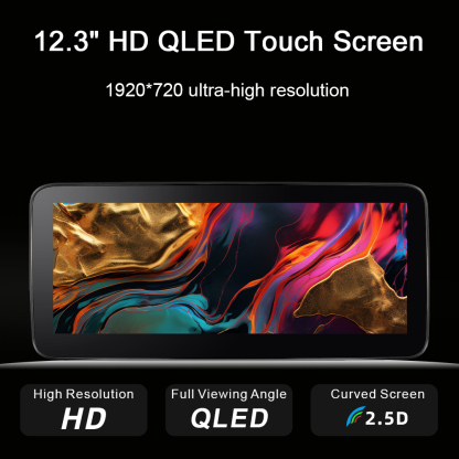 12.3 in Screen for Benz W205 C C300 GLC 2015-2018 Car Radio