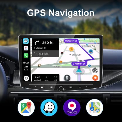 10-inch Double DIN Android Knob-Adjustable Touch Screen Car Radio