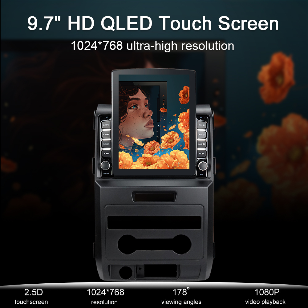 9.7"Android 12 Car Stereo For Ford F150 F-150 2009-2014