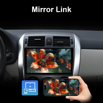 Carplay Car Radio 9 Inch Touch Screen Android 13 32G For Toyota Corolla 2009-2013 