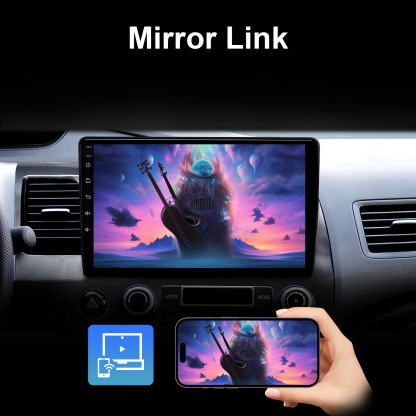 10.1 inch IPS Touch Screen Android 12 Car Radio for Honda Civic 2006-2011 with 2GB RAM+32GB ROM