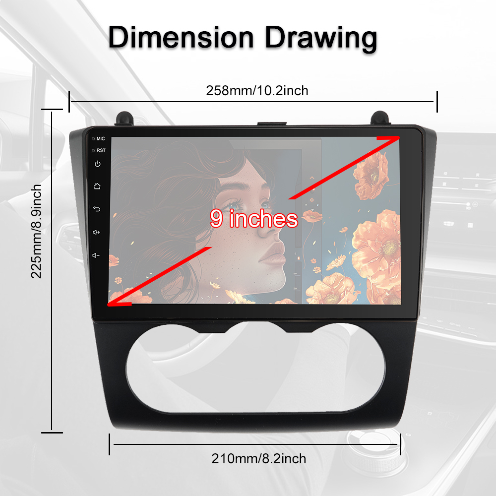  Nissan Altima 2008-2012|Apple CarPlay|Car Radio|Android 12
