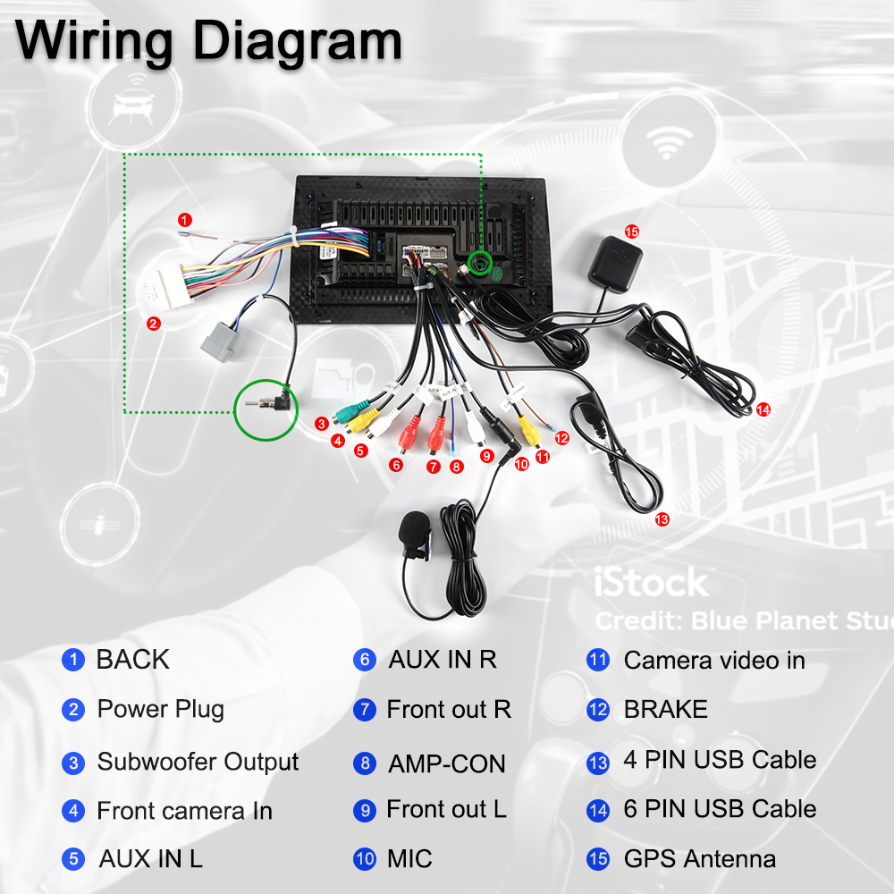  Nissan Altima 2008-2012|Apple CarPlay|Car Radio|Android 12