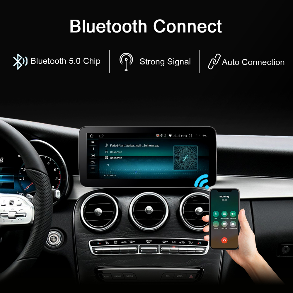 12.3 in Screen for W204 S204 Benz C 2008-2014 Car Radio