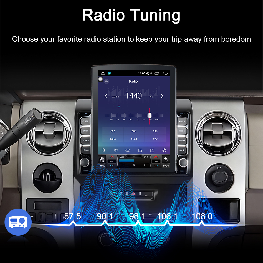 9.7"Android 12 Car Stereo For Ford F150 F-150 2009-2014