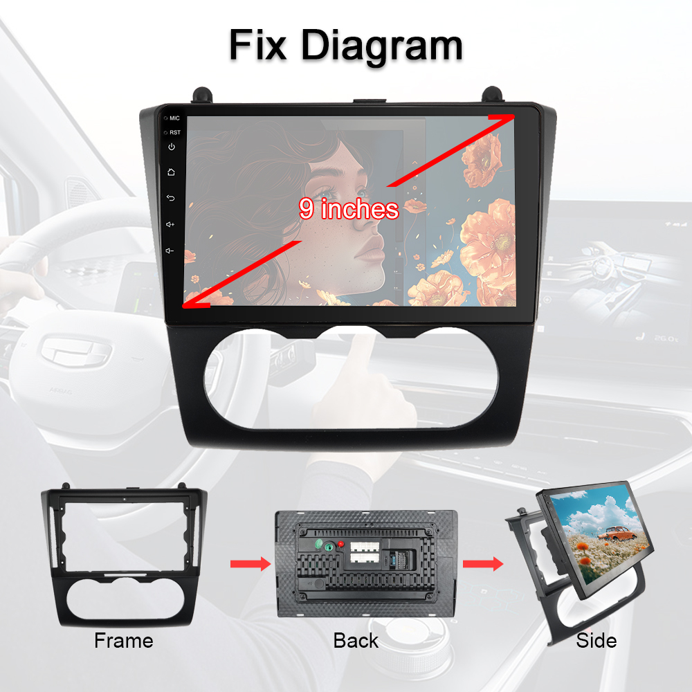  Nissan Altima 2008-2012|Apple CarPlay|Car Radio|Android 12