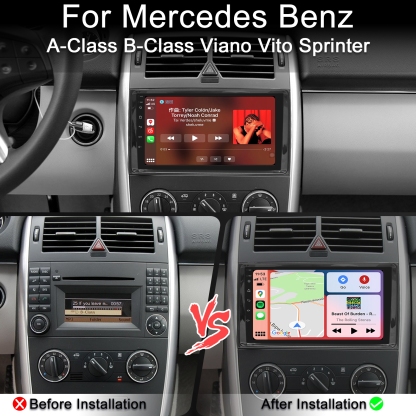 9 inch Android Touch Screen Car Radio for Mercedes Benz W906 Sprinter W169 W245 W639 Vito Viano