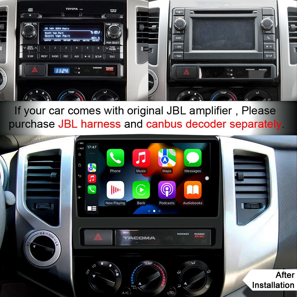 TOYOTA TACOMA 2005-2013|CarPlay|Car Stereo|9 inch Display|Android 10